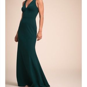 BHLDN Jones floor length bridesmaid dress